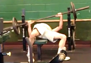 uneven bench press